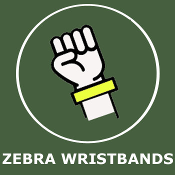 Zebra wristbands